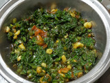 પાલક ની ભાજી (palak bhaji recipie in Gujarati)