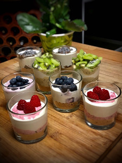 Una foto de Cheesecake en vasitos