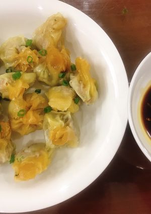 Hình của món Sủi cảo hấp.
