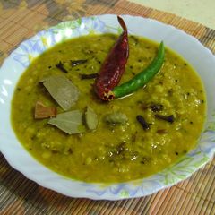 A picture of Tetor Dal (Bitter Gourd Dal / Lentil).