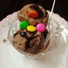 A picture of Choclate Icecream.