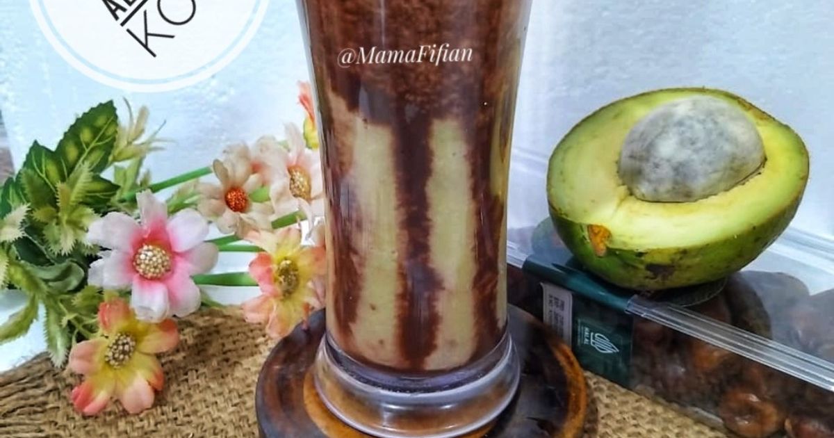 Juice Alpukat Kopi Coklat