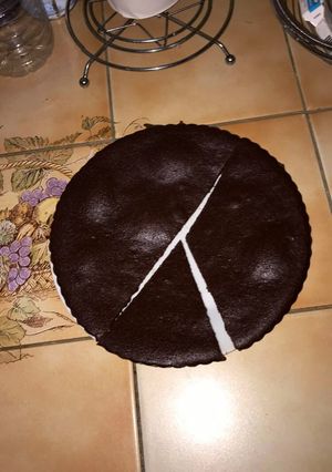 Une photo de Fondant aux chocolat et à la compote de pommes