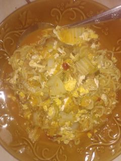 Foto resep Mie tek-tek Indomie goreng ayam geprek