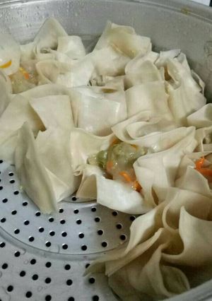 Foto resep Siomay sayur simple