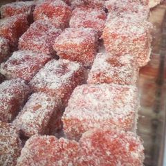 A picture of Red Cakes.