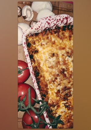 Házi tésztával készült lasagne recept fotója