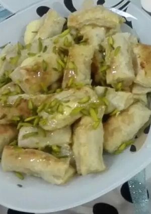 صورة لوصفة حلى البف باستري