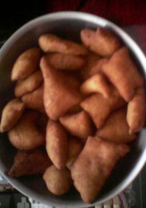 A picture of Crumbly Mandazi.