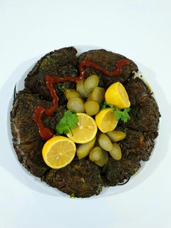عکسی از دستور کوکو سبزی با سیب زمینی