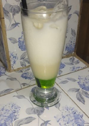 Foto resep Es susu melon