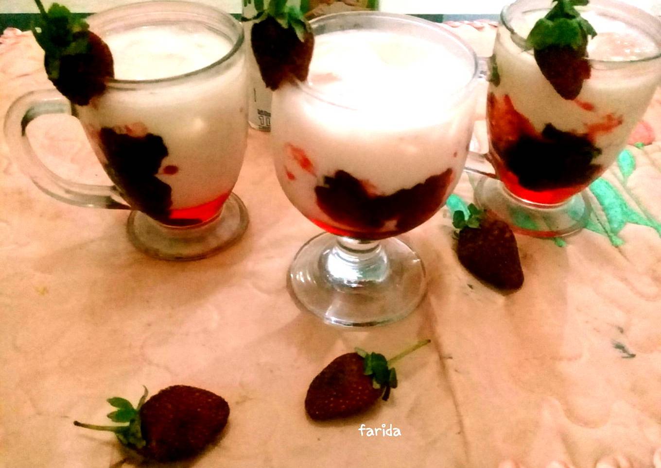 Korean Fresh Strawbery Milk