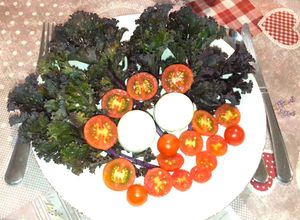 Una foto de Ensalada de mi huerto