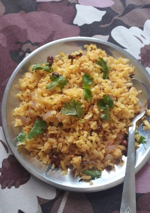 A picture of Masala poha.