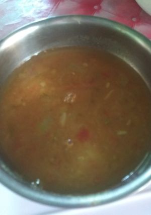 A picture of Sambhar.