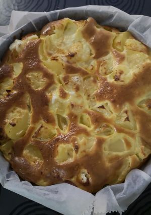 Une photo de Quiche tartiflette