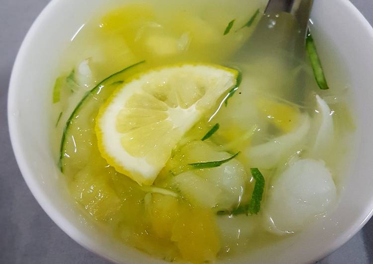 Resep Es lemon super seger, Enak Banget