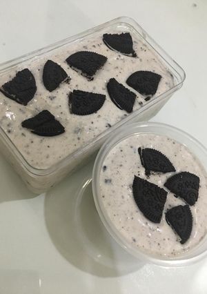 Foto resep Cookies & Cream Ice Cream