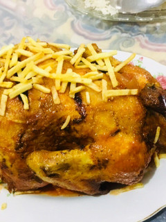 عکسی از دستور مرغ سوخاری