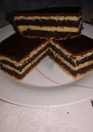 صورة لوصفة طبقات الكيك (كيكه الخشب)