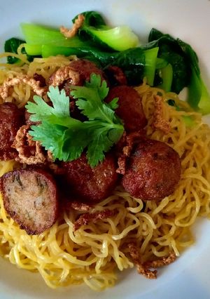 รูปของ บะหมี่แห้ง(เจ)