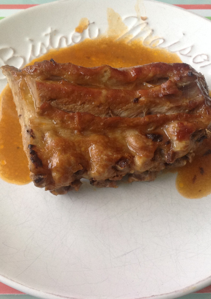 Una foto de Costillas barbacoa caseras al horno
