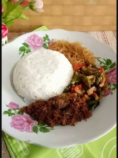 Foto resep 416. Oseng tempe lombok ijo (Pelengkap Sego Berkat Wonogiri)