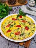 Omelet Jamur Tomat