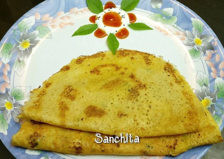 Recipe of Super Quick Homemade Instant Quinoa Dosa