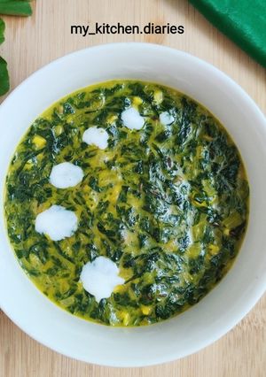 A picture of Winter special: Methi malai sabzi.