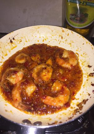 Foto resep Udang saus padang gampang