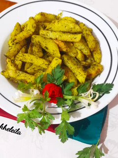 عکسی از دستور سیبزمینی تنوری با شوید(غذای راحت)