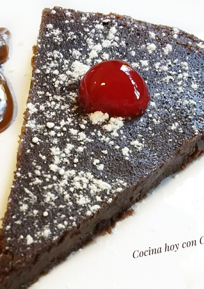 Una foto de Tarta húmeda de chocolate
