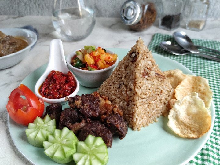 Anti Ribet, Memasak Nasi kebuli Kambing Bahan Sederhana