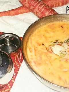 गाजर की खीर रेसिपी मुख्य फोटो