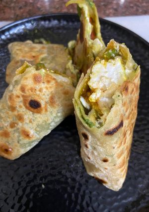 A picture of Quick Paneer Roll.