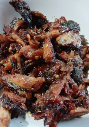 Foto resep Suwir tongkol pedas manis