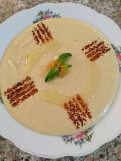 صورة لوصفة حمص بطحينه