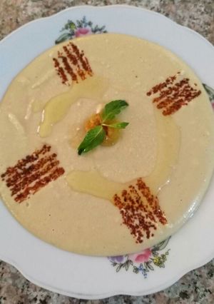 صورة لوصفة حمص بطحينه