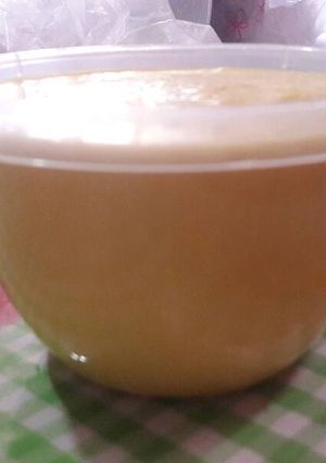 Una foto de Crema a la huancaína