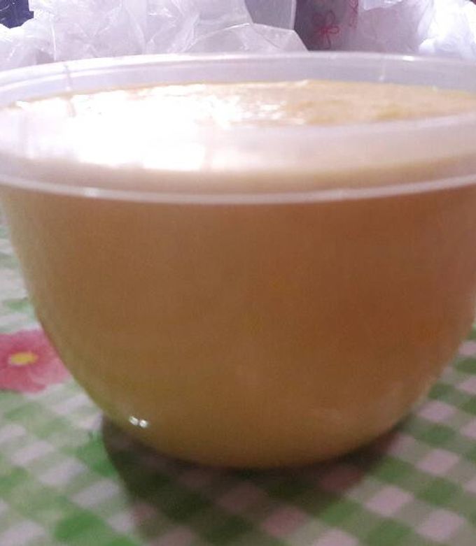 Una foto de Crema a la huancaína