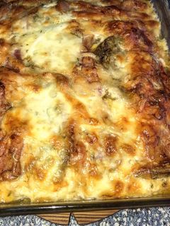 Una foto de Pastel de berenjena 🍆 con Mozzarella y parmesano