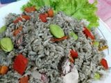 Nasi goreng Cumi hitam Pedas