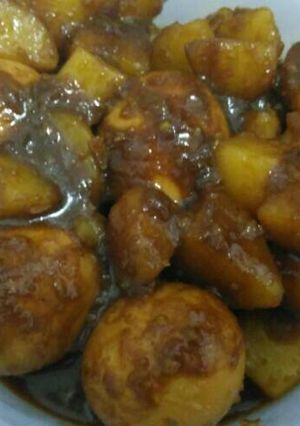 Foto resep Semur telur dan kentang, hemat dan gak ribet.