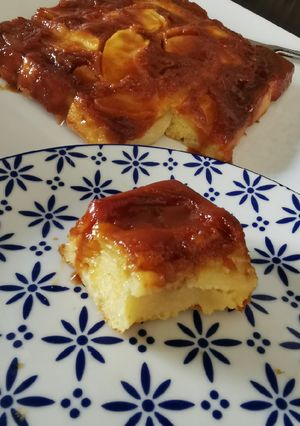 Une photo de Moelleux aux pommes au caramel beurre salé