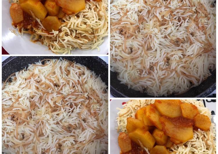 رز بالشعيريه والاعشاب