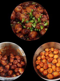 சில்லி பேபி பொடேட்டோ (Chilli baby potatoes recipes in tamil) செய்முறை முக்கிய புகைப்படம்