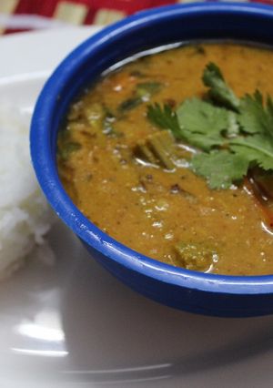 A picture of Coimbatore Sambhar.