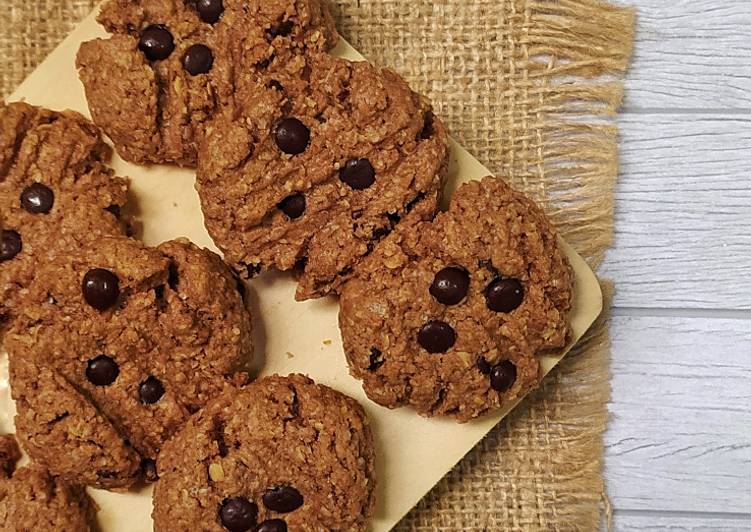 Resep Choco oatmeal cookies Anti Gagal