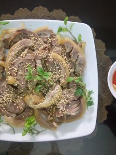 Hình của món BẮP BÊ CUỘN SẢ.